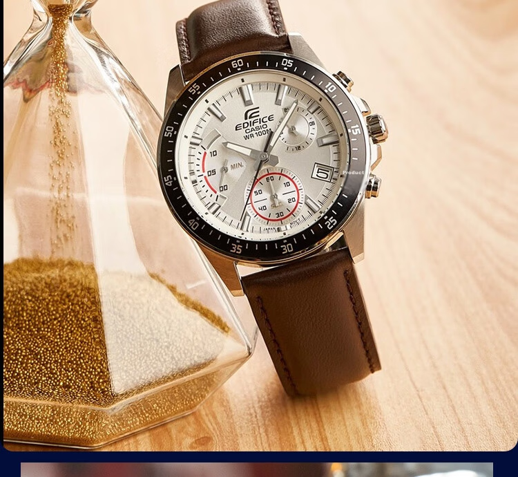 CASIO EDIFICE Men's Fashion Business Student Quartz Watch EFV-540D-1A 12