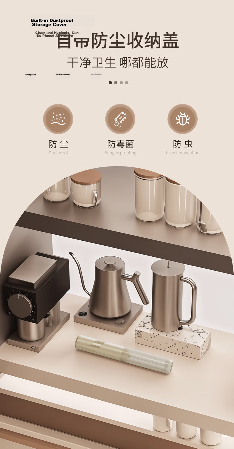 CLITON Electric Milk Frother and Whisk with Storage, Coffee Foam Maker, Handheld Mixer, Egg Beater 14
