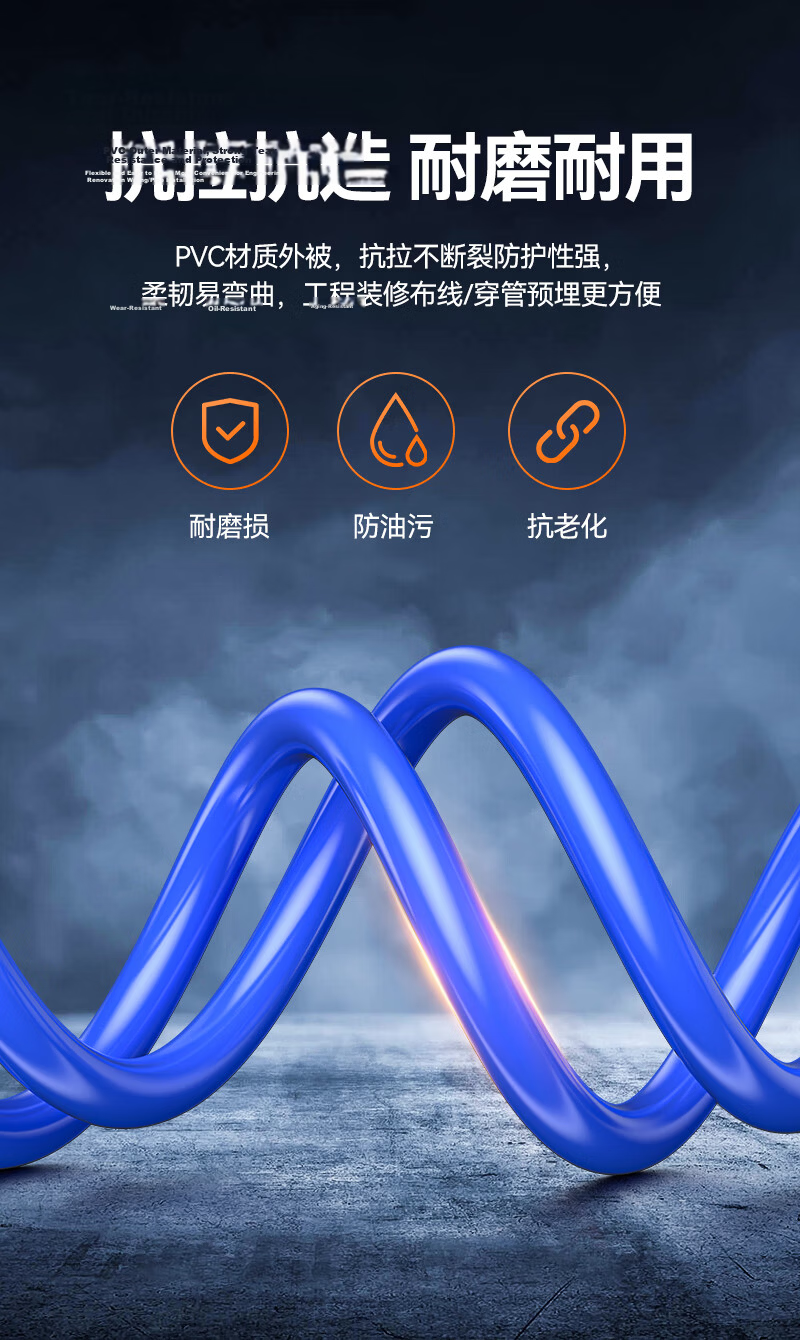 SAMZHE CAT6 Ethernet Cable [Engineering Version], Gigabit Network Cable for Engineering, Home Installation, Surveillance Wiring, Unshielded, 305 Meters, SZ-H6305 8