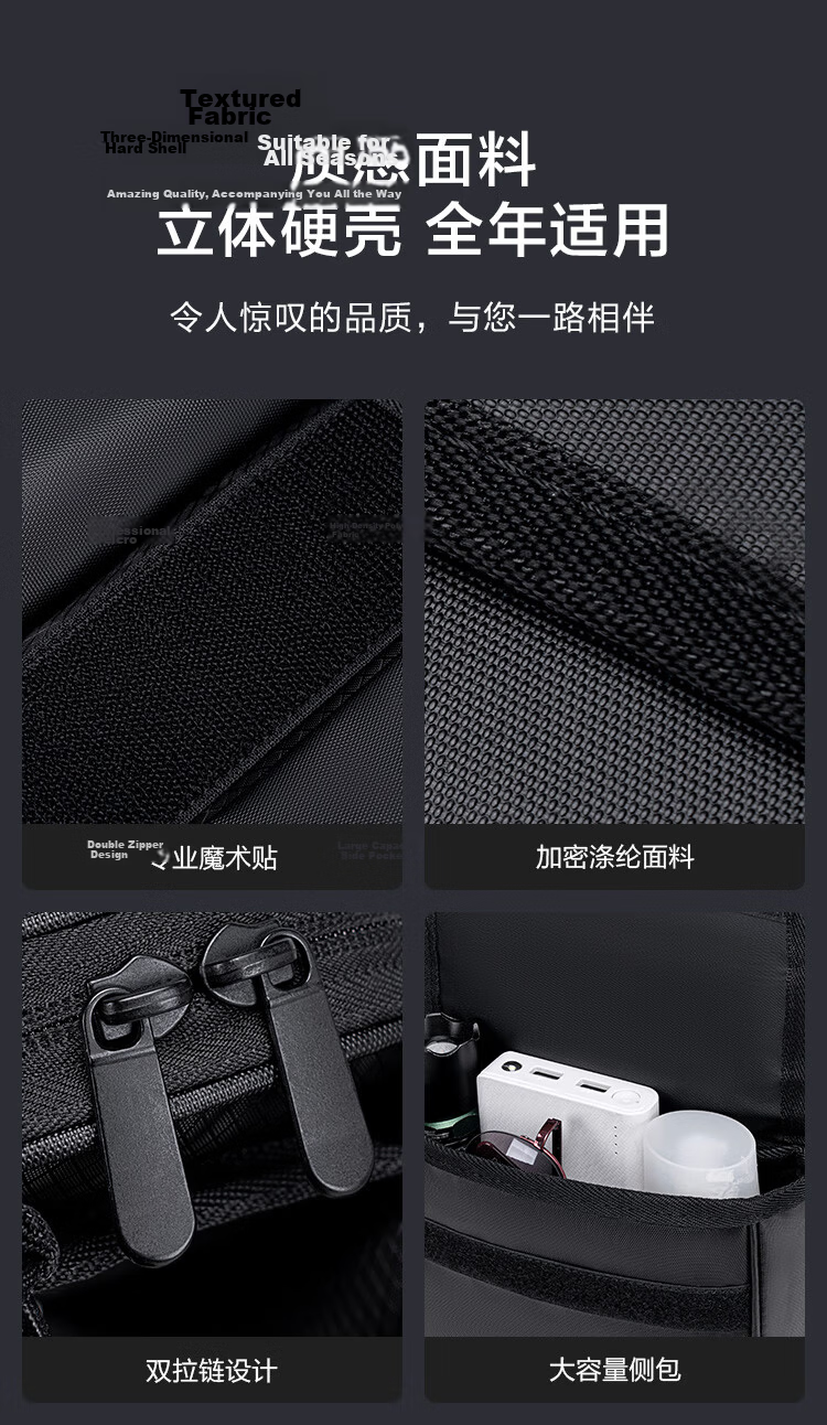 JD Original Bicycle Frame Bag, Full Hard Shell Waterproof Bicycle Bag, Cycling Bag for Mountain Bike Accessories And Riding Equipment, 0.9L 9