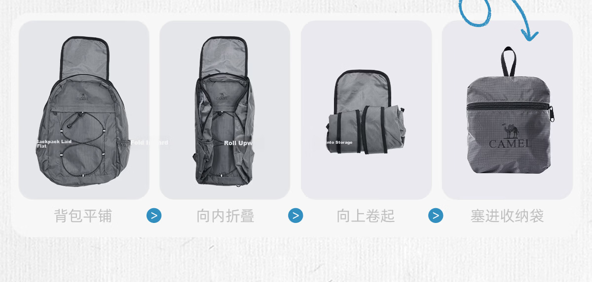 CAMEL Outdoor Breathable Lightweight Hiking Cycling Backpack 576B941007 5