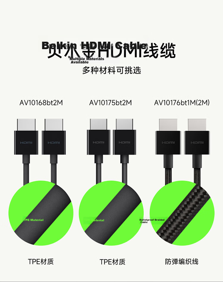 BELKIN Type-C to HDMI 2.0 Adapter USB-C Hub 4K Video Converter for Laptop 2