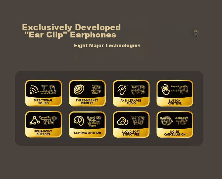 BASEUS MC1 AI Translation Bluetooth Headphones, Clip-On Open-Style Non-In Small Cloud Air Conduction Sports Call Noise Reduction, Suitable for Apple And Huawei Phones 21