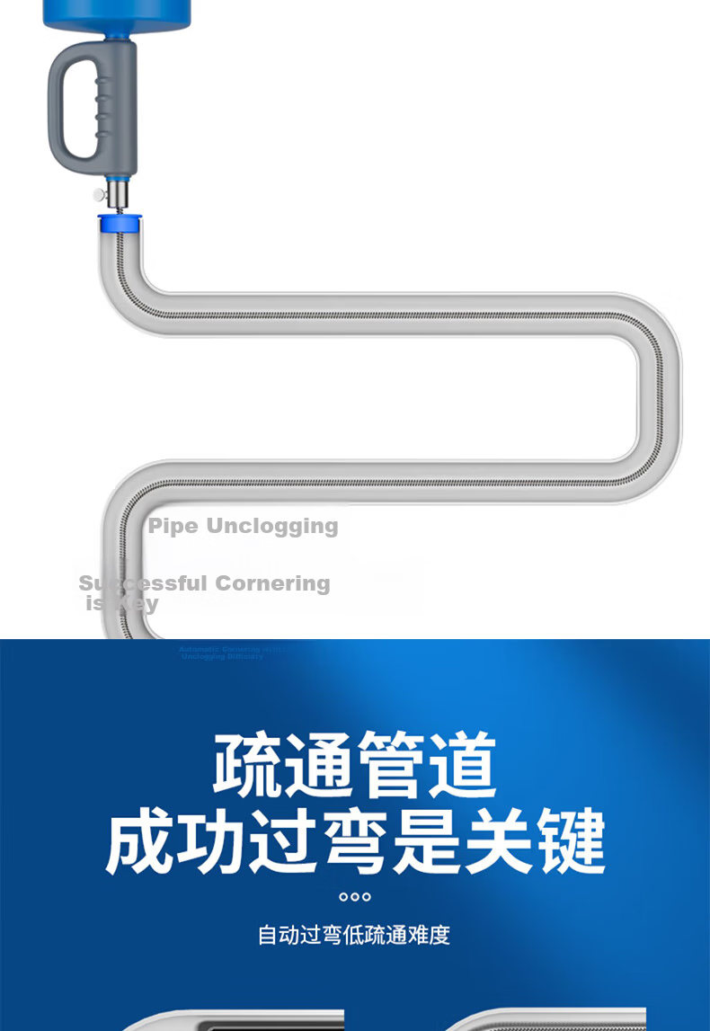Lere Refrigerator Drain Hole Cleaning Tool Set, for Refrigerator Water Accumulation And Ice Blockage Cleaning, 5-Piece Set 5