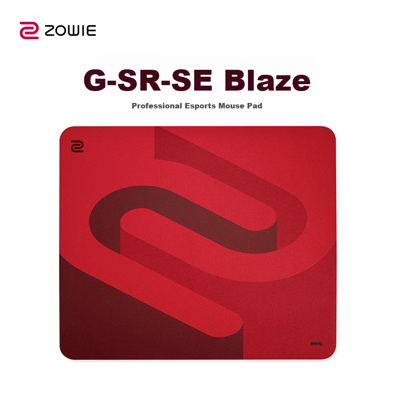 ZOWIE G-SR-SE Fire II Gaming Mouse Pad Fine Surface FPS Mouse Pad Esports Desk Mat GSRSE Fire Upgraded Version (Random Delivery)