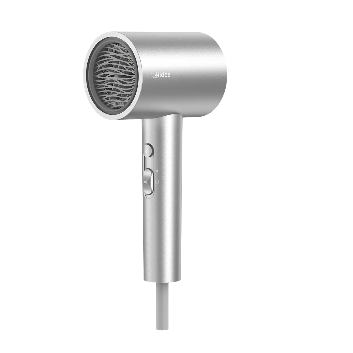 Midea 800 Million Plasma Hair Dryer Home Negative Ion Hair Care Hair Dryer 1800W High Power Quick Drying Hair Dryer FJ308 Silver Holiday Gift