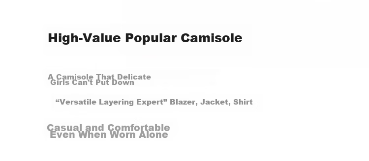 Tingmei Ice Silk Camisole Women's Suit Inner Wear Outer Wear Thin Backless Loose Summer White Top 2