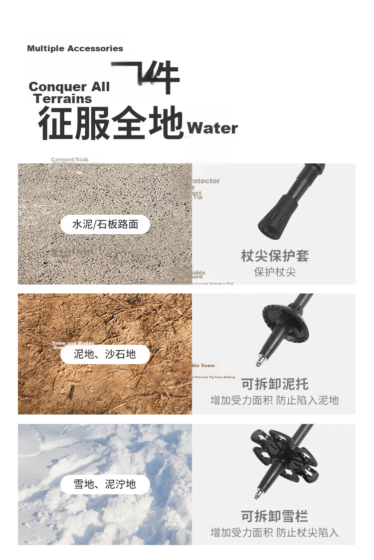 Naturehike Nuoke Chuxue EXT1 Children's Carbon Fiber Hiking Trekking Pole External Lock Telescopic Ultra-Lightweight Climbing Equipment 15