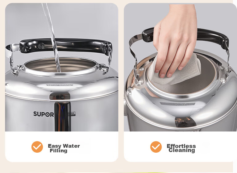 SUPOR Stylish Mingyin 304 Stainless Steel 5L Kettle Gas Stove Flame Special SS50Q1 Whistling Kettle 11