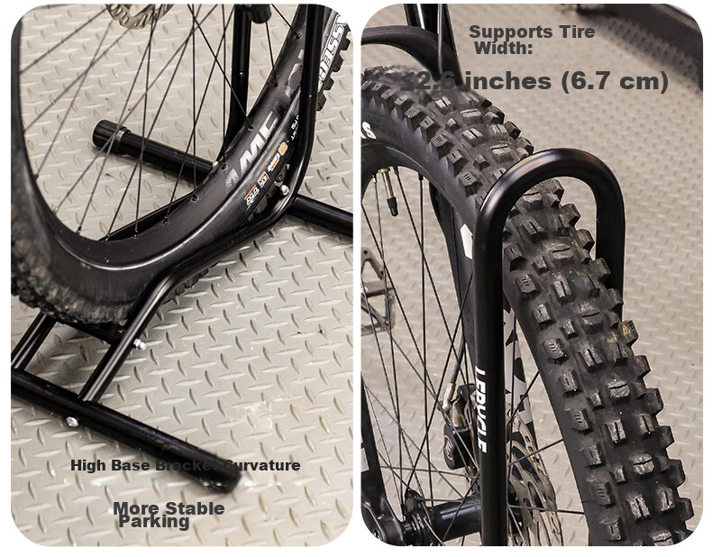 LEBYCLE Mountain Bike Rack, Parking Stand, Hanging Rack, Indoor Vertical Display Stand, for Wide Tire Sizes 2.3-4.0 5