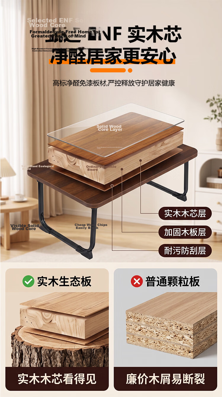 Hakkai Bird Folding Bedside Table Laptop Desk Dormitory Computer Study Desk Student Desk Window Seat Study Table 4