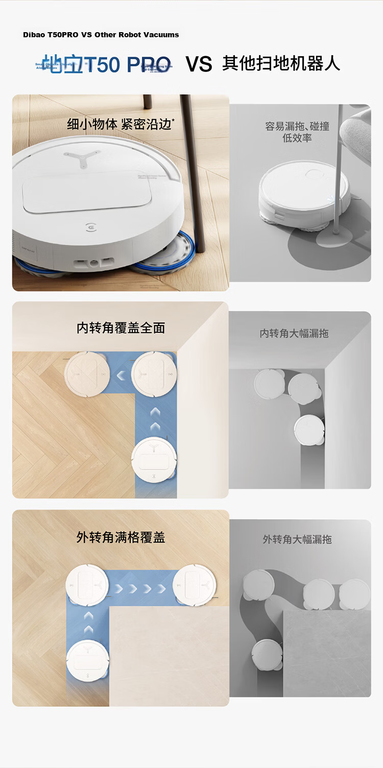 Ecovacs T50 PRO Robot Vacuum Cleaner and Mop Combo with Automatic Cleaning, Self-Dust Collection, Automatic Water Supply, Smart Home Use, Hair Tangle-Free (Supports HarmonyOS Smart Connectivity) 25