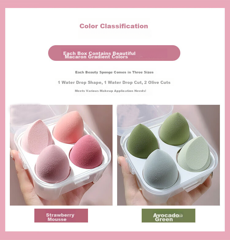 LiQing Double-Sided Flocked Loose Powder Puff Compact Powder Puff [Thin Round Shape, 3 Pieces] Replacement Setting Makeup Powder Puff 3