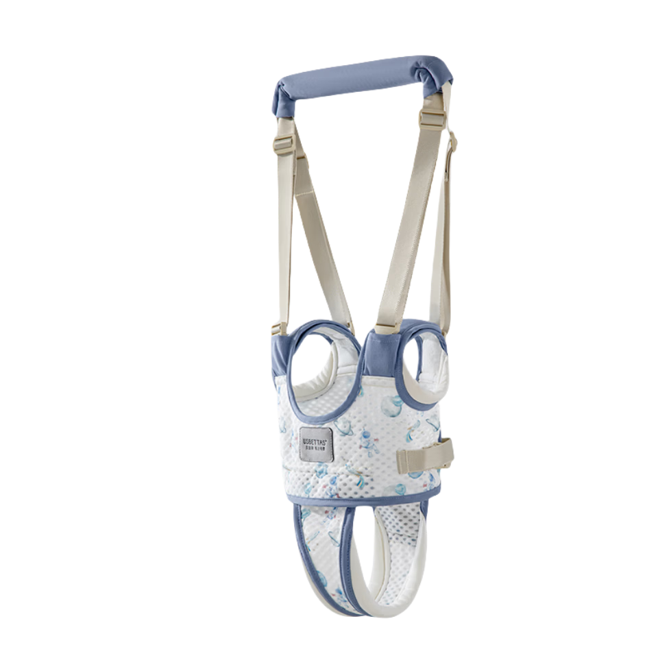Beitais Baby Walking Harness Anti-Choke Breathable Toddler Walking Stand Fall Prevention Safety Strap Spruce Blue