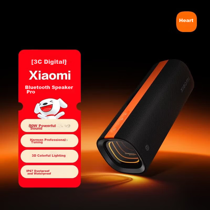 MI Xiaomi Sound Party Bluetooth Speaker Pro Harman-Tuned Bluetooth Speaker Outdoor Portable Long Battery Life Soundparty Dustproof Waterproof Bluetooth Speaker