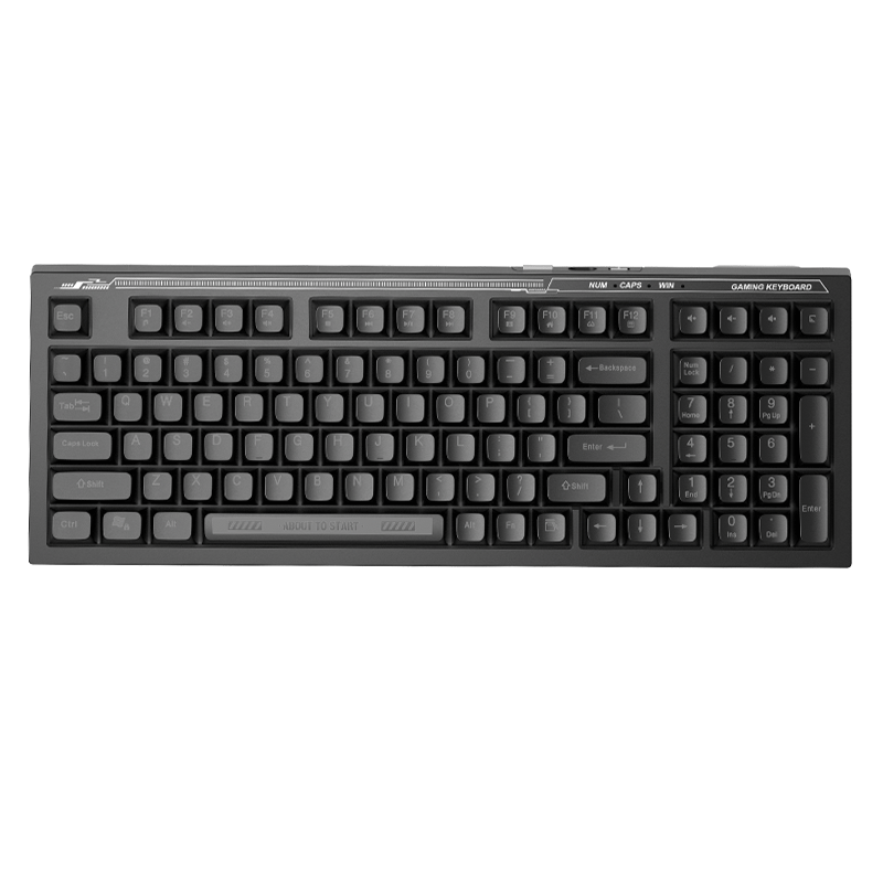 HP K300 Mechanical Feel Wired Keyboard Quiet Durable Office Gaming Keyboard Desktop Laptop Universal High Aesthetic Black 98-Key Layout