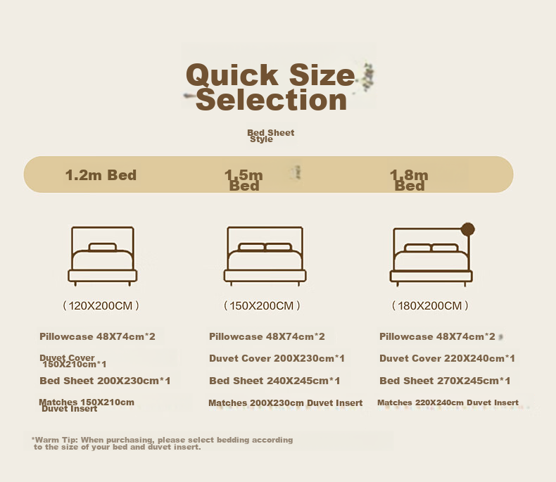 Shuixingjiafang Four-Piece Bedding Set, 100% Pure Cotton, Breathable Bedsheet And Duvet Cover, for Double Bed 1.8m X 2m, Feiloge Home Furnishings 13
