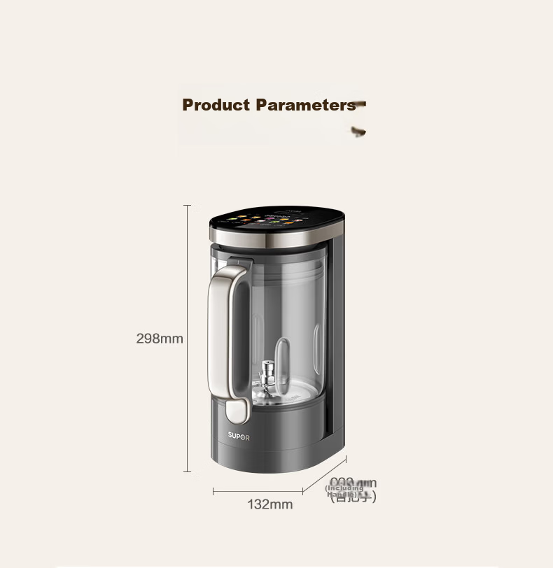 SUPOR New 0-Coating Small Cube Blender Household Fully Automatic Multifunctional Baby Food Processor 1.75L Variable Frequency Quiet Juicer Soy Milk Maker SPX932R 22