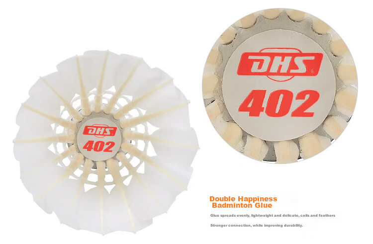 DHS E-E03 Badminton Shuttlecocks, Goose Feather, for Training And Competition, Pack of 3 9