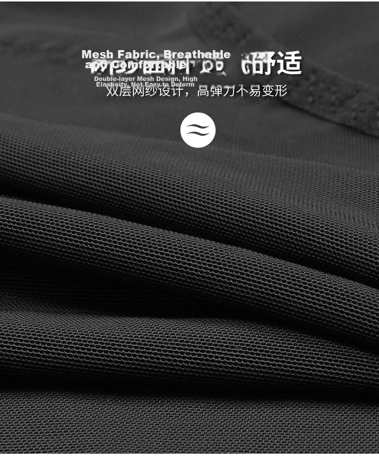 LangSha Men's Slimming Vest Waist Shaping Body Shaper Breathable Mesh Compression Chest Binder Fitness Tummy Control 4