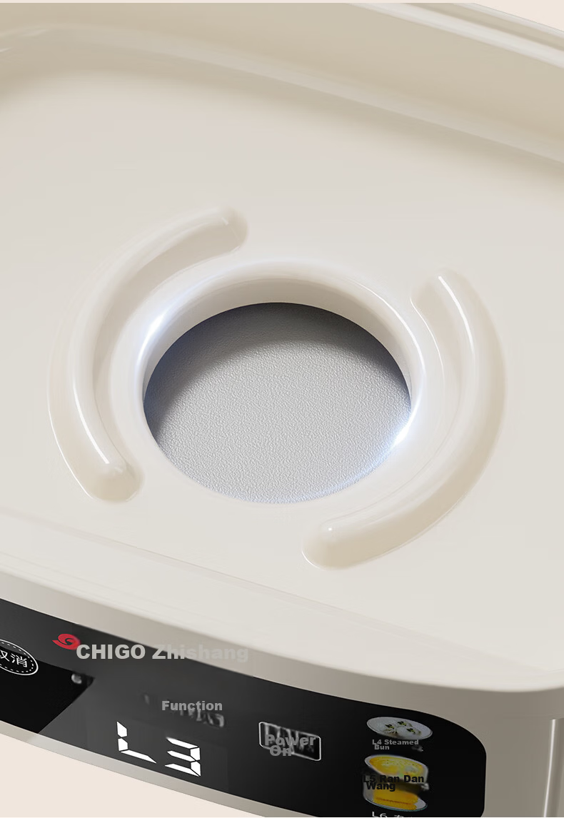CHIGO Egg Cooker Double-Layer Steamer Smart Timer Auto Power-Off 2026 Model Breakfast Steamed Egg Machine JPZDQ859 29