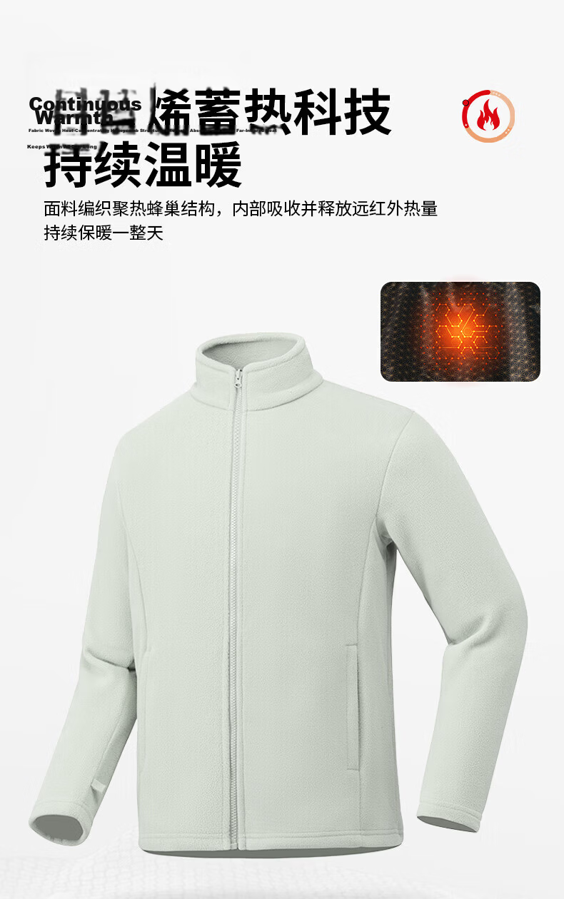JEEP SPIRIT Unisex 3-in-1 Outdoor Waterproof Windproof Warm Jacket Moonlight Blue XL 7