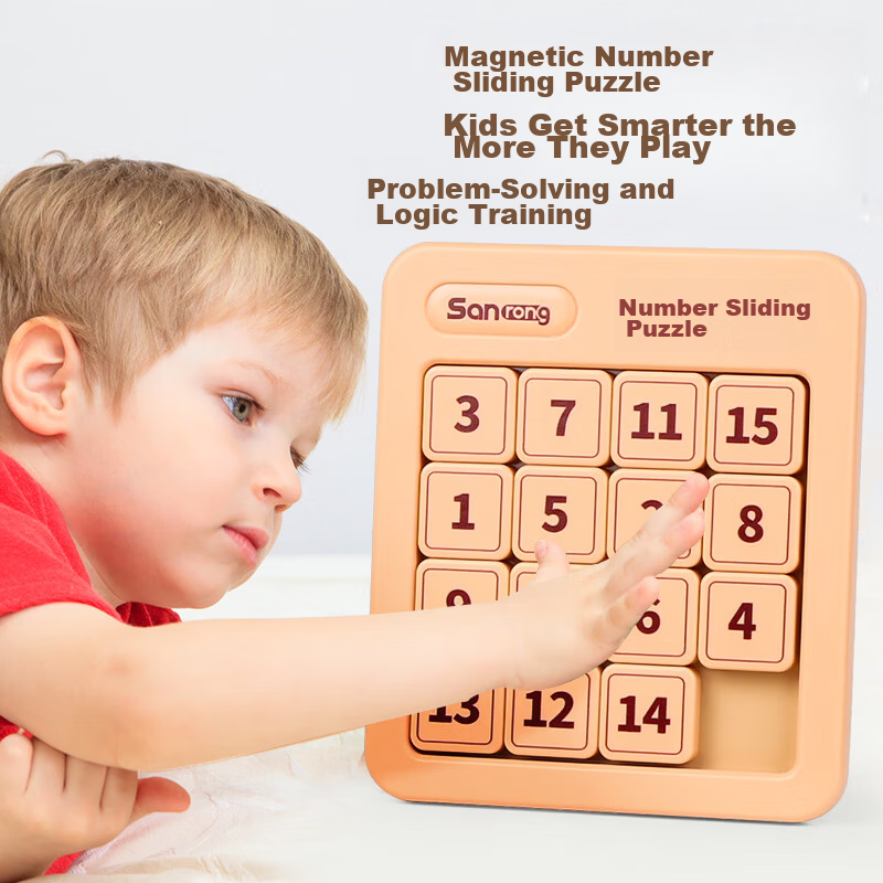Feibei Digital Huarongdao 5x5 Magnetic Puzzle, Educational Toy for Early Learning, Gift for Children Aged 3-6 5