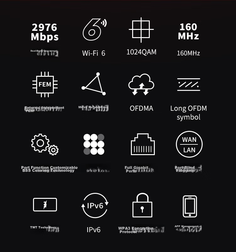 MERCURY Dual Gigabit AC1200 Wireless Router Gaming Router Wall-Penetrating Enhanced Dual-Band Home Gigabit Port 5G Dual-Band Qifeng Router A12G 2