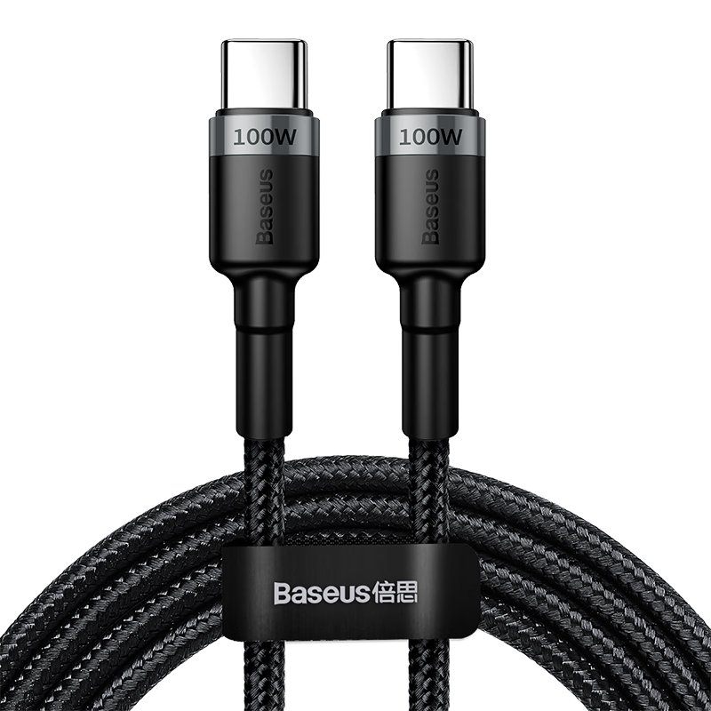 Baseus Type-C to C Apple Data Cable Dual-Head PD 100W Fast Charging Cable Car Charger Compatible with iPhone 17/16e/15Pro iPad MacBook