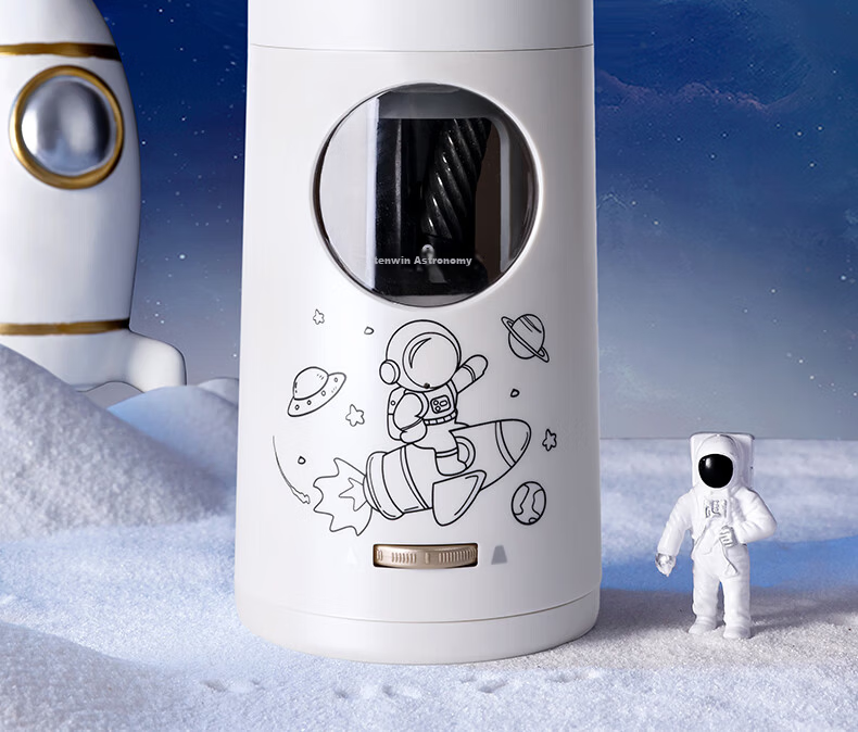 Astronomical Doraemon Fully Automatic Large Caliber Electric Pencil Sharpener for Primary School Students, Thick Triangular Pencil Sharpener, Children's Rechargeable Pencil Sharpener A8822 2