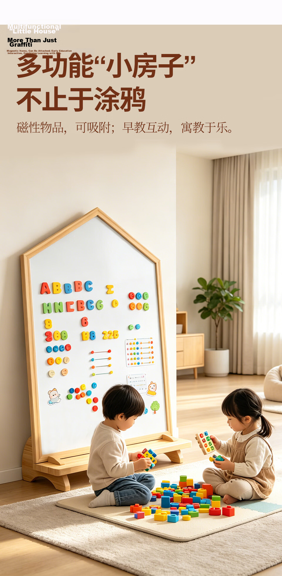 AUCS Aosheng Mobile Whiteboard Stand-Style Blackboard 150*90cm, Office Teaching Conference Room Magnetic Training Meeting Lecture Large Whiteboard Display Board 4