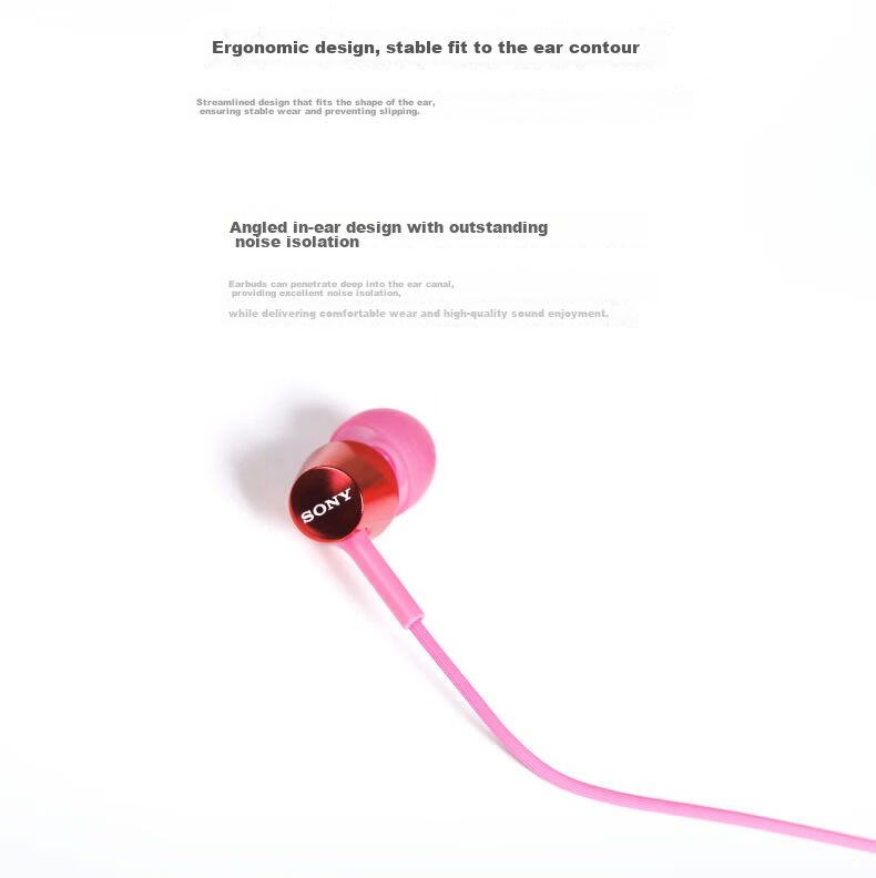 SONY MDR-EX155AP In-Ear Wired Headphones with Microphone Stereo Inline Remote for Phone and Computer Black Back-to-School Gift Essential 6