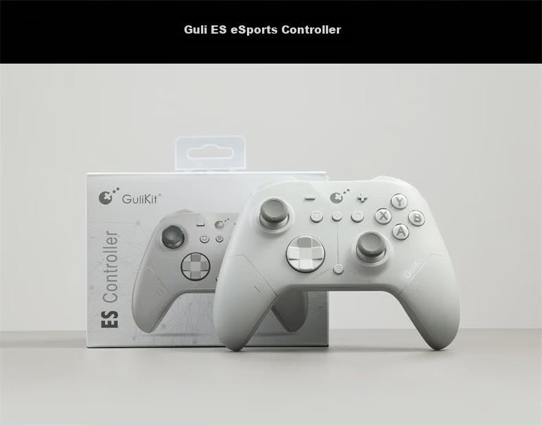 GuliKit Guli ES Pro Wireless Gaming Controller for Switch 2 with One-Key Wake-up, Compatible with Android, Apple, PC, Steam, TMR Joystick, Linear Type, Xbox Horizon 6 25