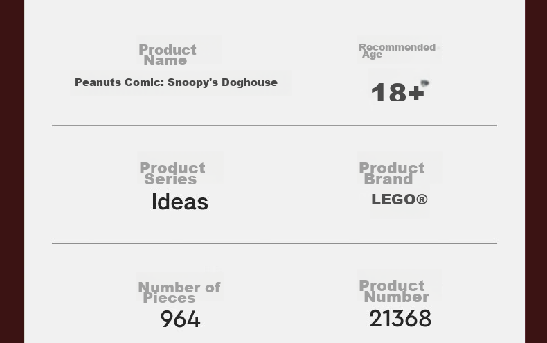LEGO Building Blocks 21357 Disney Pixar Mini Desk Lamp Kids Boys Girls Toy Children's Day Gift Decorative Ornament 14