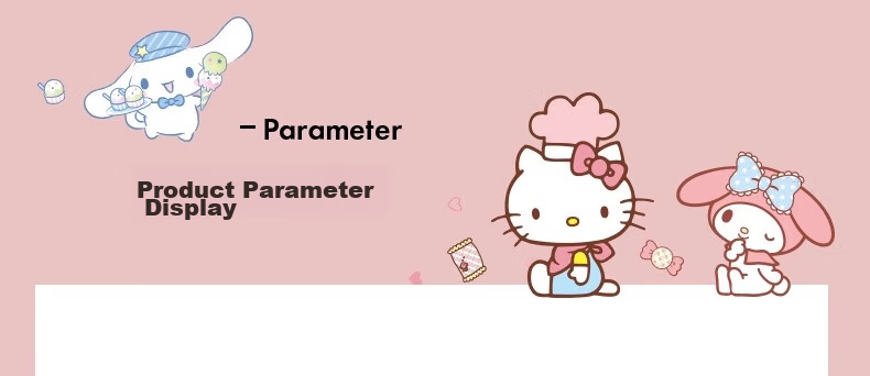 MANCHAOJIA Sanrio Glass Lunch Box Microwave Heating Fresh-Keeping Bowl Office Bento Soup Bowl Hello Kitty 700ML 25