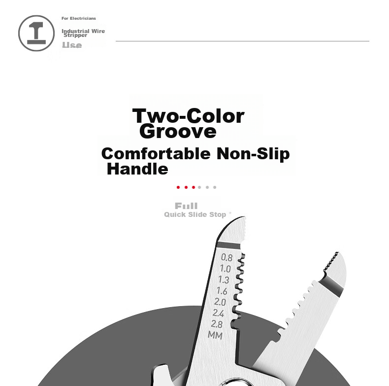 GREENER 7-Inch Multi-Function Wire Stripper and Crimping Pliers Electrician Wire Stripping Tool Household Wire Cutter 16