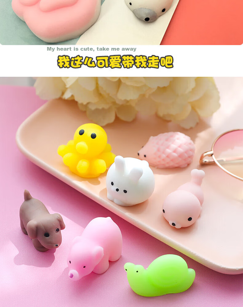 Huashimeng, Eye-Popping Dragon Squeeze Toy, Cute Stress-Relief Stationery Doll Toy Gift for Childre 11