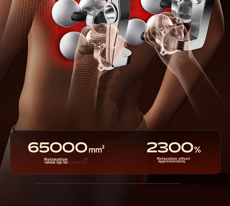 KONKA 16-Head Fascia Gun Muscle Massager Multi-Head Neck Shoulder Waist Back Massager Sixteen-Head Leg Calf Professional Neck Cervical Spine Massager Birthday Gift for Men and Women 12