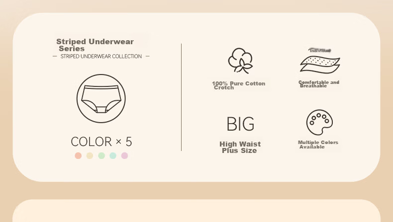 Miiow Disposable Women's Underwear Plus Size Sterilized No-Wash Maternity Postpartum Menstrual Travel Portable Up to 200 Jin 4