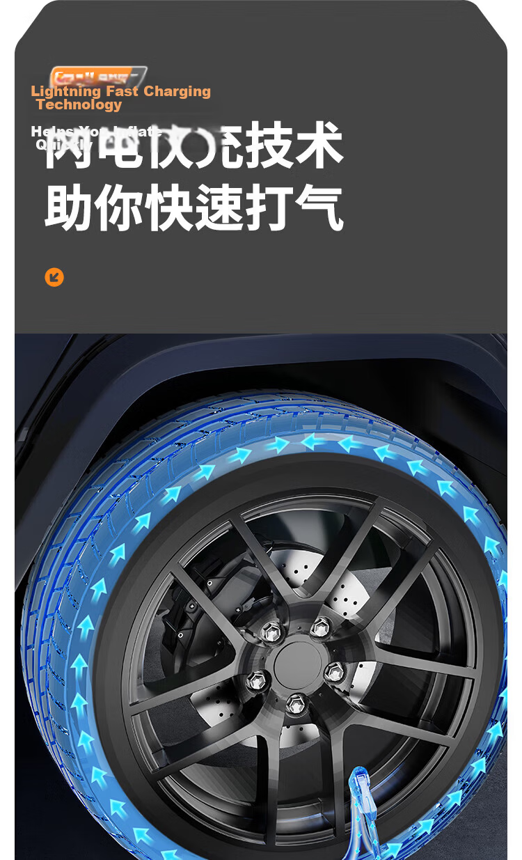 Move Iron Bicycle Foot Pump Double Barrel High Pressure Digital Gauge Mountain Road Car Basketball Inflator 10