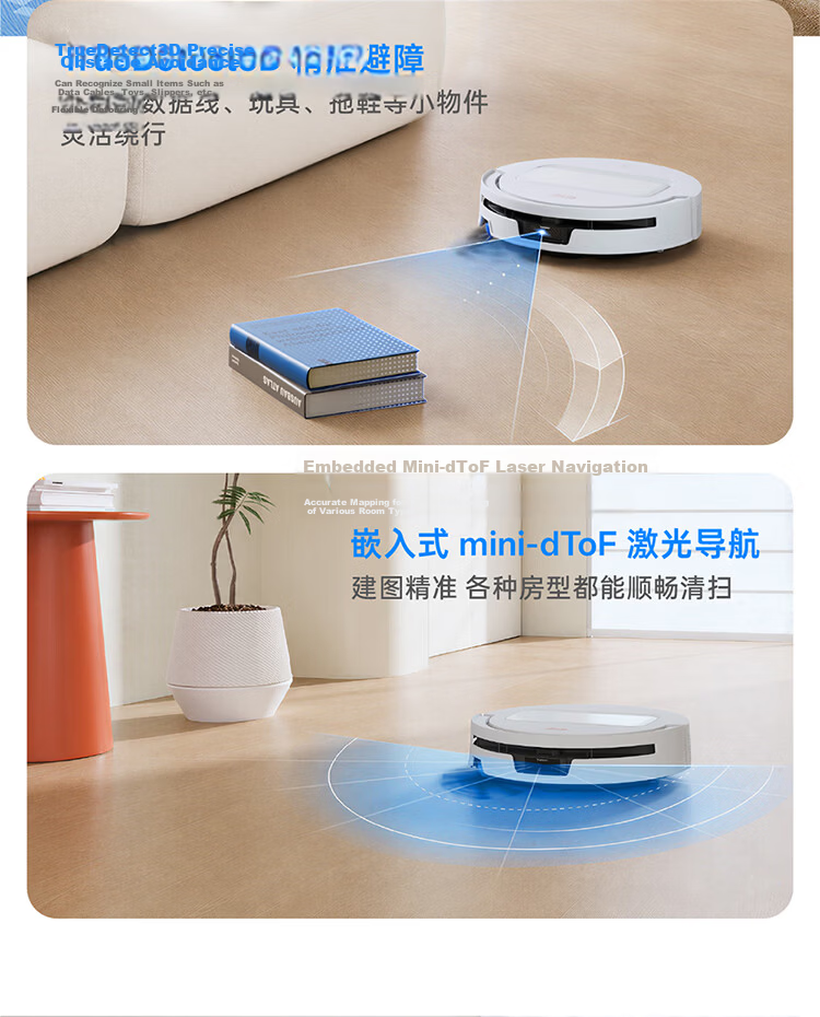 Ecovacs T80S PRO Robot Vacuum Cleaner with Mopping, Washing, Drying, Automatic Cleaning, Drum Floor Washing Robot Water Tank Version【Price Protection 618】 31