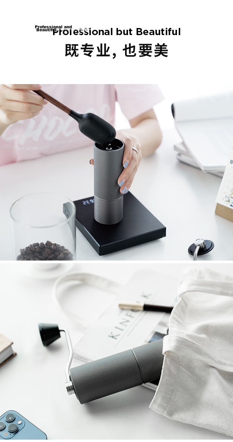 Timemore Walnut ESP Coffee Grinder, Compatible with Italian Espresso Hand-Cranked Coffee Grinder, Coffee Bean Grinding Machine 13