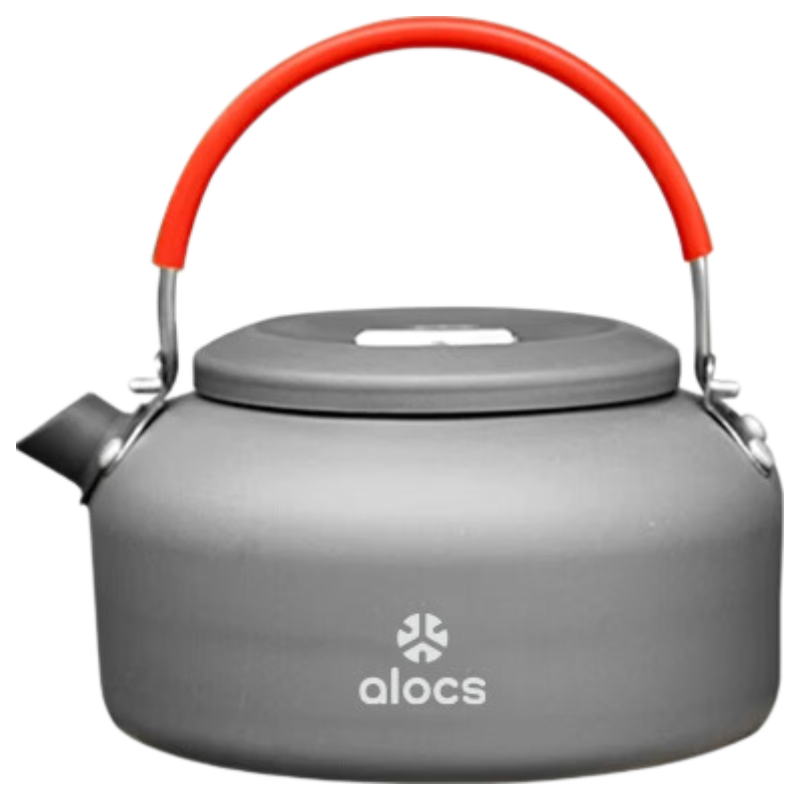 ALOCS Outdoor Kettle, Lightweight Portable Water Boiler, Camping Supplies for Self-Driving And Camping Use