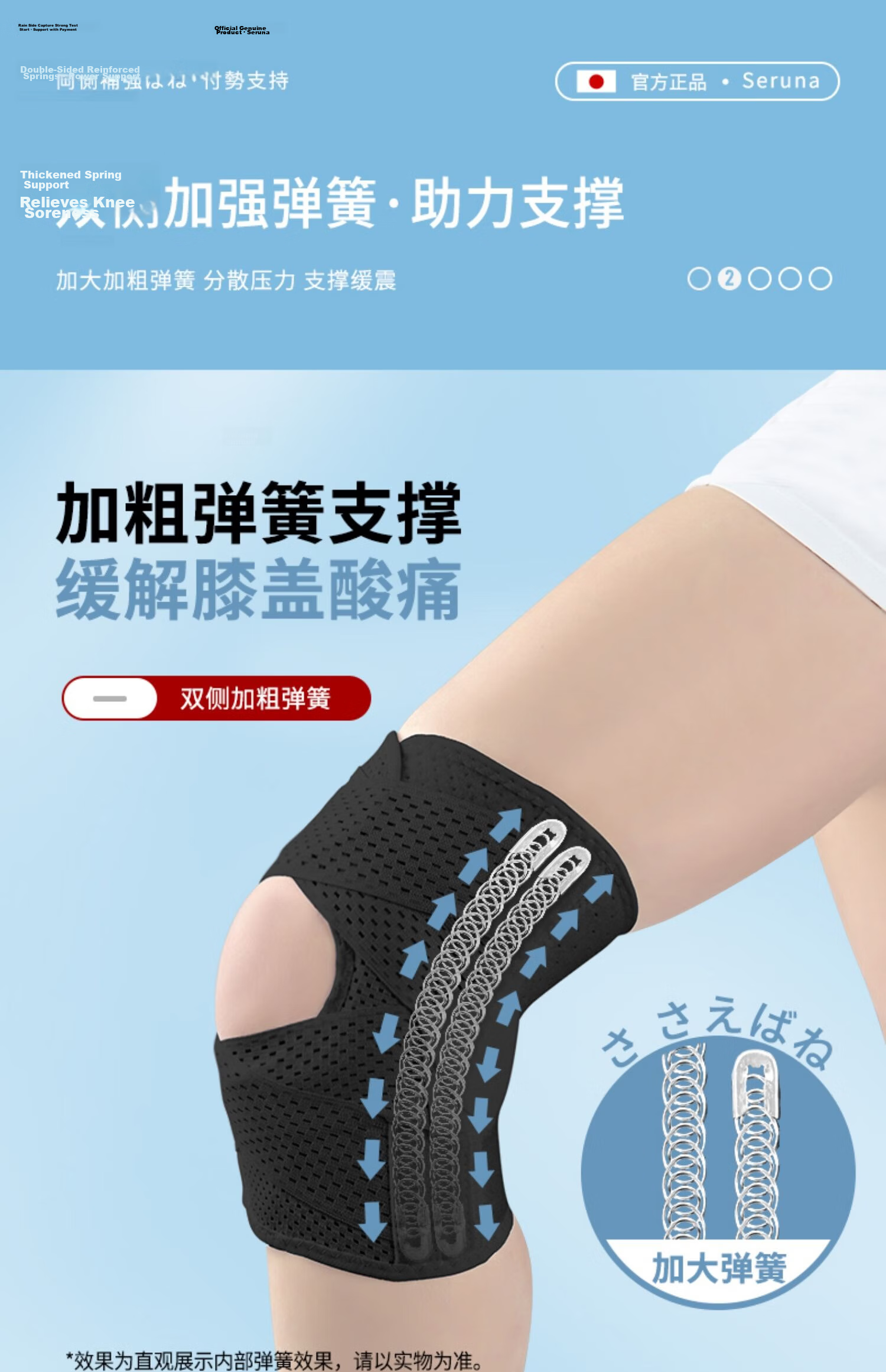 TMT Medical Knee Brace, Thin Summer Version, Meniscus Sports Knee Support, Patellar Strap, Specialized Knee Brace for Running And Hiking 5