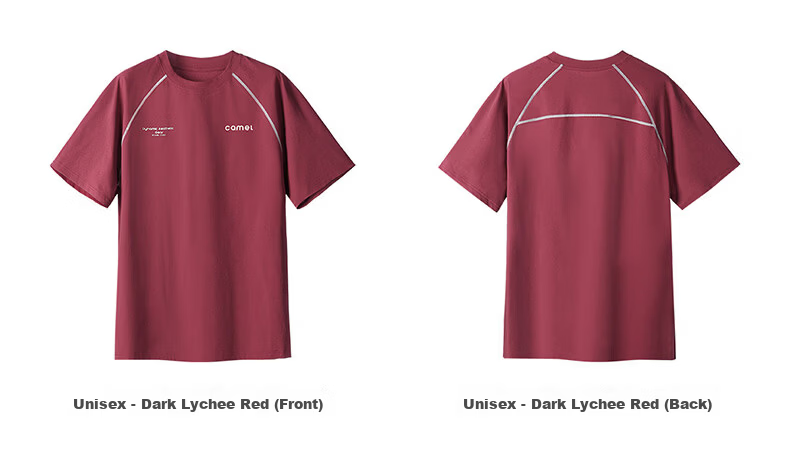 CAMEL Quick-Dry T-Shirt Casual Short Sleeve Men's Summer New Loose Fit Crew Neck Outdoor Sports Running Top 22