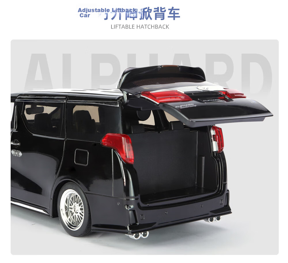 Heimanba Erfa White 1:18 Business Car Model, Realistic Alloy Children's Toy Car, Model Toy Decoration, Toy Car 17