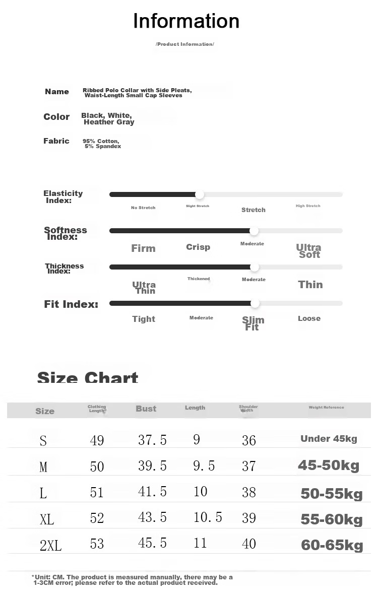 Woodpecker Women's Short Sleeve T-Shirt 2026 Summer Polo Collar Top Short Waist Slim Casual Design Light Gray M 4