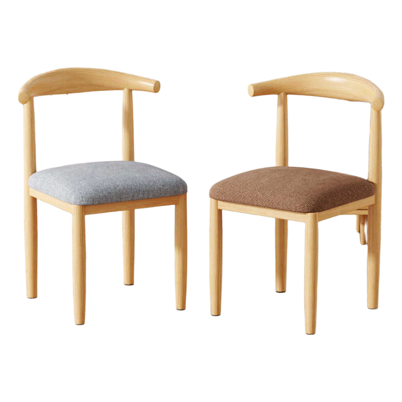 Yimo Light Luxury Dining Chair, Home Backrest Dining Table Chair, Living Room Desk Stool, Modern Simple Commercial Iron Art Horn Chair