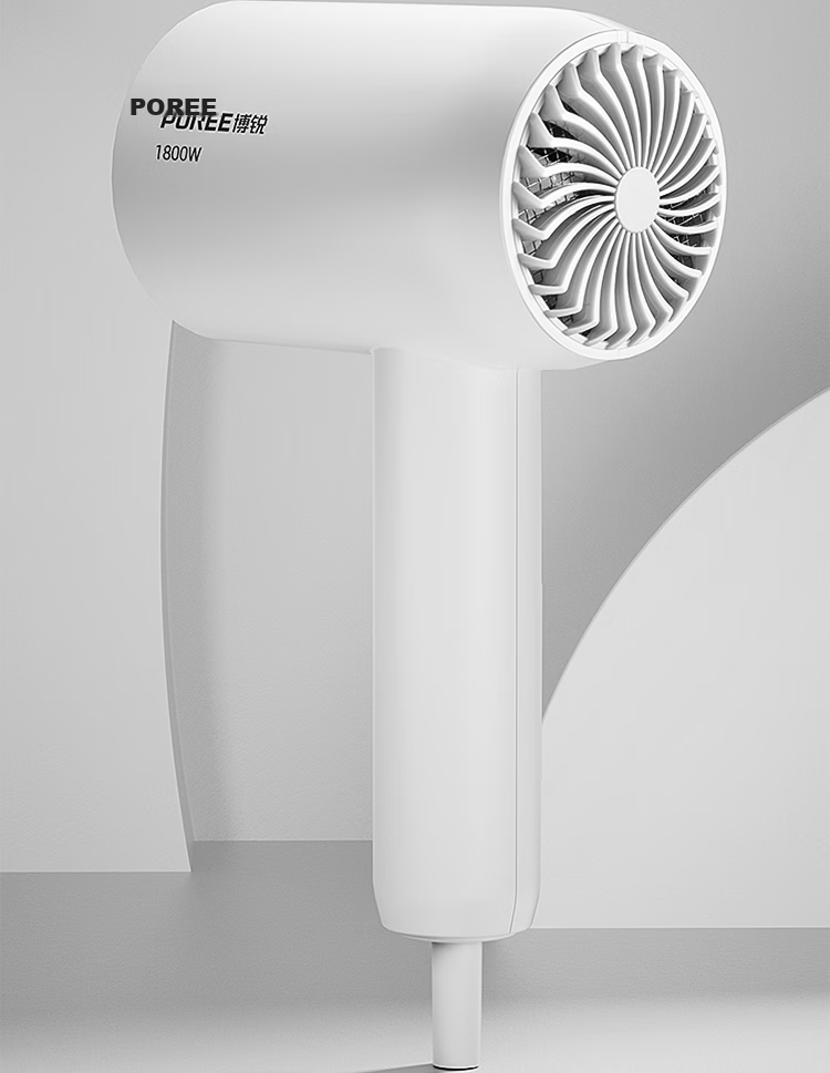 FLYCO Hair Dryer, High-Power Blow Dryer for Home Use, Gentle on Hair, Portable, Hair-Protecting, Suitable for Women's Dormitory, Gift for Girls, Jade Green PH1628 11