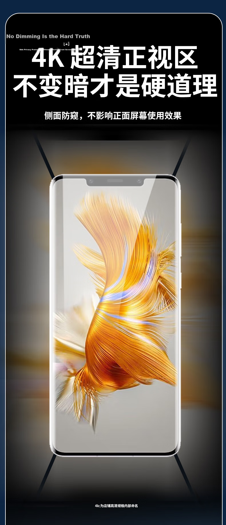 Kulefeng [Kunlun 28° Privacy Screen Protector], Suitable for Huawei MateX5 Tempered Glass Film, Anti-Peeping X5/x3 Collector's Edition Phone Film, Privacy Protection Sticker, Curved Glass Anti-Drop Fingerprint Resistant 8